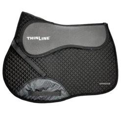 ThinLine Quilted Jump/AP Square Pad -Equestrian Supply Store quilted square jump black 7056B thinline 28505.1673904321