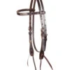 Martin Saddlery Rawhide Laced Brow Headstall 2 Martin Saddlery Rawhide Laced Brow Headstall -Equestrian Supply Store rawhide laced brow hs chocolate hero HB82SL martin saddlery 46610.1669578662