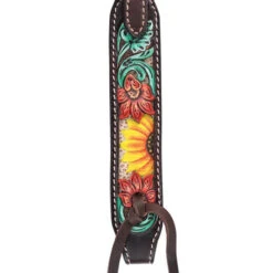 Circle Y Rising Sunflower Brow Headstall -Equestrian Supply Store rising sunflower brow hs multicolor side 1002 10 SC circle y 67060.1613178614
