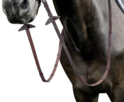 Prestige Fancy Stitch Rubber Reins With Stops 3/4"