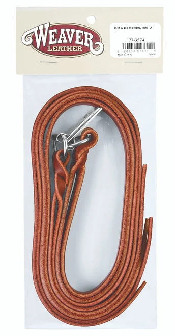 Weaver Leather Saddle Strings With Clips & Dees 3 Weaver Leather Saddle Strings With Clips & Dees
