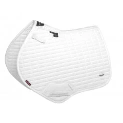 LeMieux Self-Cool Close Contact Square Pad -Equestrian Supply Store self cooling cc white side 4854 lemieux 30777.1670554245