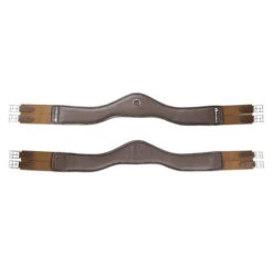 Synthetic Shoulder Relief Girth -Equestrian Supply Store shoulder relief girth synthetic brown top bottom 19254.1689017503