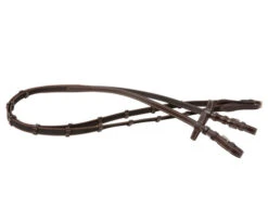 Signature By Antarès Web Reins With Stops -Equestrian Supply Store signature web reins stops brown hero SIGOB REN3 04787.1674090546