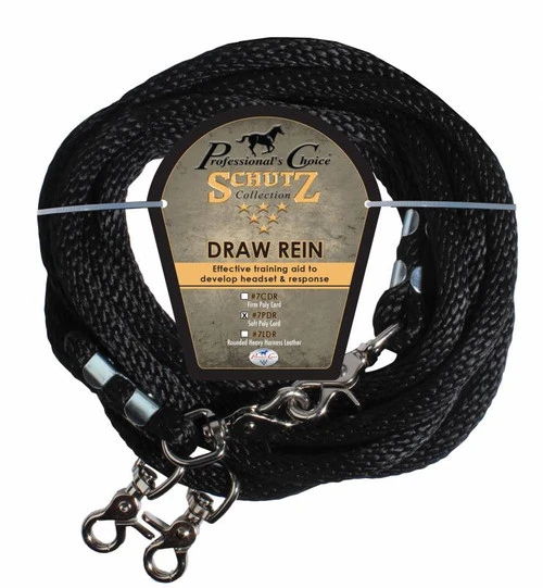 Professional's Choice PC Schutz Soft Poly Rope Draw Reins 2 Professional's Choice PC Schutz Soft Poly Rope Draw Reins