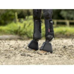 LeMieux Soft Shell Overreach Boots -Equestrian Supply Store soft shell over reach boot black horse 9416 lemieux 54107.1636585338