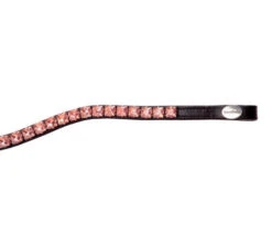 Kavalkade Square Crystal Curved Browband -Equestrian Supply Store square rose curved browband black rose hero 202 35 blk kavalkade 55189.1680812686
