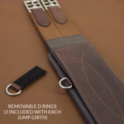 StretchTec Shoulder Relief Girth -Equestrian Supply Store stretch tec shoulder relief girth brown d rings TSF 15123.1689017324