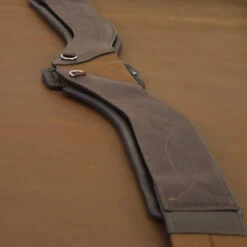 StretchTec Shoulder Relief Girth -Equestrian Supply Store stretchtec shoulder relief brown front side ST JMP BRN total saddle 26830.1689017369