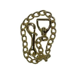 Stud Chains - 24" And 30" -Equestrian Supply Store stud chain brassplate 30in 196220 partrade 04028.1672252799
