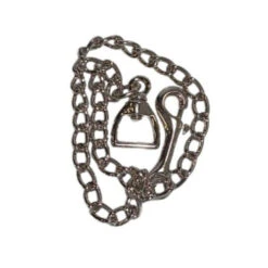 Stud Chains - 24" And 30" -Equestrian Supply Store stud chain nickel 30in 196230 partrade 04971.1672253770