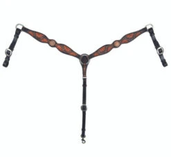 Circle Y Sunflower Breast Collar -Equestrian Supply Store sunflower breast collar walnut 1 X4110 1001 circle y 95053.1665529169