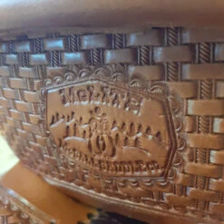 McCall McLite Wade Saddle -Equestrian Supply Store tag mclite wade natural round basket stamping mccall 06479.1580334925