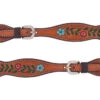 Turquoise Cross Floral Vine Spur Strap Ladies -Equestrian Supply Store tc floral vine spur strap ladies light.oil 45506 53 weaver 50050.1679166346