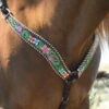 Circle Y Vibrant Garden Breast Collar 2 Circle Y Vibrant Garden Breast Collar -Equestrian Supply Store vibrant flower breast collar brown multicolor lifestyle 1001 23 SC circle y 86018.1613176200