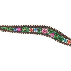 Circle Y Vibrant Garden Breast Collar -Equestrian Supply Store vibrant flower breast collar multicolor front 1001 23 SC circle y 54399.1613176214