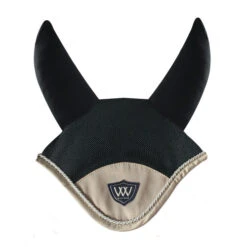 Woof Wear Vision Ergonomic Fly Veil -Equestrian Supply Store vision fly veil champagne 11 2197M BKCP woof wear 89085.1625689264